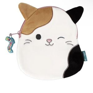 Squishmallows Cam The Cat Pouch White Plush Soft Collectible